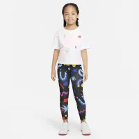Nike Love Icon Boxy Tee Little дитячі T-Shirt колір білий
