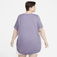 Nike Sportswear Essential женская Tunic (большие размеры) цвет фиолетовый