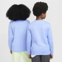Nike Sportswear Big дитячі Long-Sleeve футболка блакитний