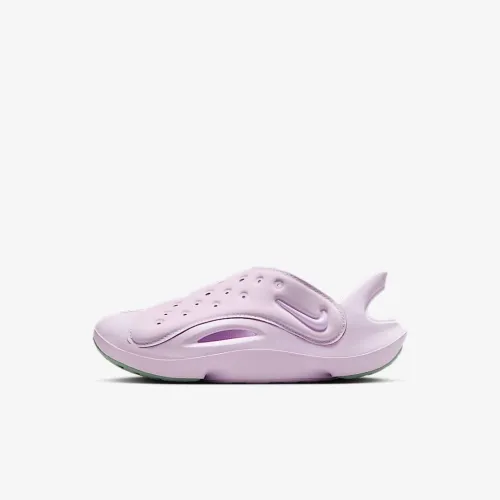 Nike Aqua Swoosh Little дитячі босоніжки колір фіолетовий