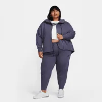 Nike Sportswear Tech Fleece жіноча оверсайз Full-Zip Толстовка з капюшоном (великі розміри) колір сірий