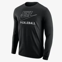 Nike Swoosh чоловічі Pickleball Long-Sleeve футболка колір чорний