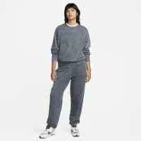 Nike Sportswear Phoenix Fleece женская оверсайз Crew-Neck свитшот цвет серый