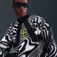 Brazil Hollywood Keeper чоловічі Nike Soccer Shirt колір чорний