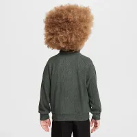 Nike Sportswear Toddler Cable Knit Half-Zip цвет зеленый