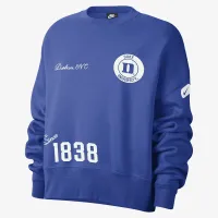 Duke женская Nike College Crew-Neck свитшот синий