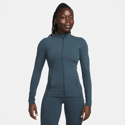 Nike Yoga Dri-FIT Luxe жіноча Fitted Куртка колір зелений