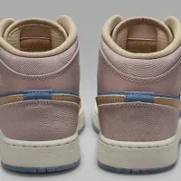 Nike Air Jordan 1 Mid Sneaker School Big детские Кроссовки синий