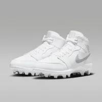 Nike Jordan 1 Mid TD мужские Football Cleat цвет белый