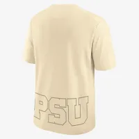 Penn State Nittany Lions Performance Primary Statement чоловічі Nike Dri-FIT College футболка колір коричневий