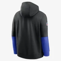 Los Angeles Rams Sideline Team Issue Club чоловічі Nike NFL Pullover Толстовка з капюшоном колір чорний