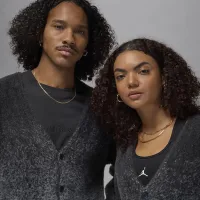 Nike Air Jordan чоловічі Cardigan колір сірий