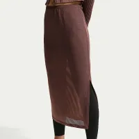 Nike Sportswear женская Slim Sheer Midi юбка цвет фиолетовый