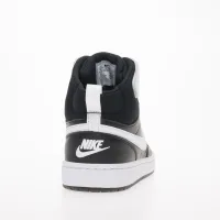 Nike Court Borough Mid 2 Big детские Кроссовки цвет черный