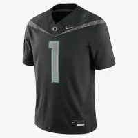 Oregon Ducks мужские Nike Dri-FIT College Game Jersey цвет черный