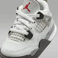 Nike Jordan 4 Retro Baby/Toddler Кроссовки цвет белый