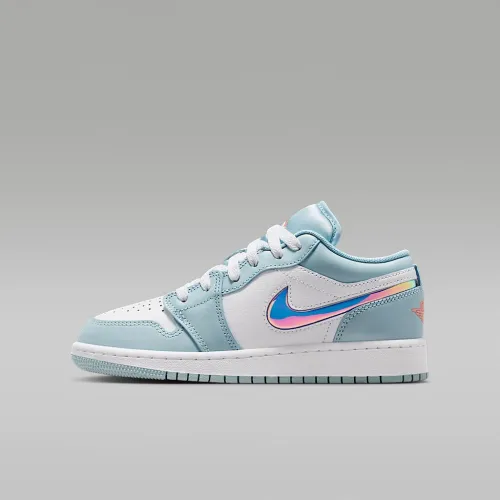Nike Air Jordan 1 Low SE Big дитячі Кросівки блакитний