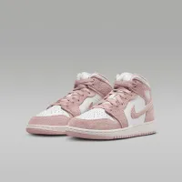 Nike Air Jordan 1 Mid SE Big дитячі Кросівки колір білий
