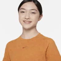 Nike Dri-FIT One Big дитячі (Girls') тренувальні Top Orange