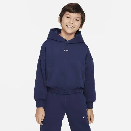 Nike Culture of баскетбольні Big дитячі оверсайз Pullover баскетбольні Толстовка з капюшоном блакитний
