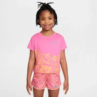 Nike Dri-FIT Little детские Wild Flower 2-Piece Tempo набор Pink