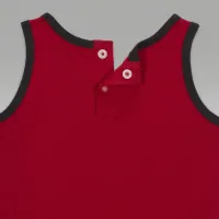 Nike Jordan Outside the Lines Long Romper Baby (3-6M) Romper Red