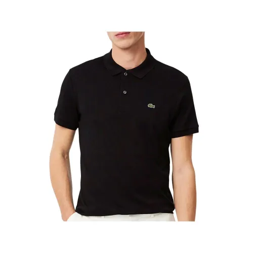 Футболка Lacoste хлопковыеShirt Regular Fit DH2050-031 -  Черная
