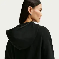 Nike Sportswear жіноча оверсайз French Terry Graphic Pullover Толстовка з капюшоном колір чорний