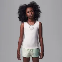 Nike Jordan тренувальні Camp Big дитячі Pintuck Tank колір коричневий