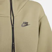 Nike Sportswear Tech Fleece жіноча оверсайз Full-Zip Толстовка з капюшоном Cape колір коричневий