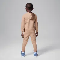 Nike Jordan MJ Brooklyn Fleece Toddler 2-Piece Pullover Толстовка с капюшоном набор цвет коричневый