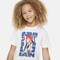 Paris Saint-Germain Big детские Nike Soccer футболка цвет белый