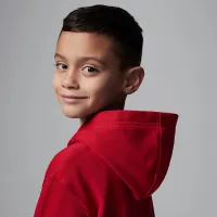 Nike Jordan Dri-FIT Sport Little детские Crossover Pullover Толстовка с капюшоном цвет красный