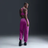 Nike Sportswear Phoenix Fleece женская С высокой Талией оверсайз Sweatpants цвет фиолетовый