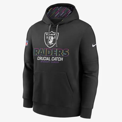 Las Vegas Raiders Crucial Catch Club чоловічі Nike NFL Pullover Толстовка з капюшоном колір чорний