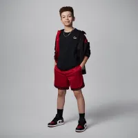 Nike Air Jordan 1 Big дитячі Patch футболка колір чорний