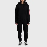 Кофта/футболка Alpha Industries X-Fit Label II 13834103 - Чорна