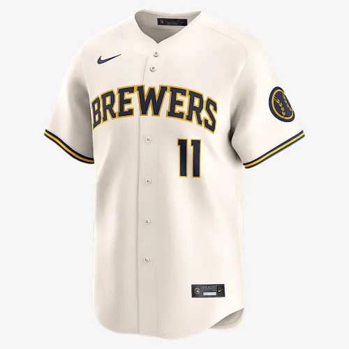 Jackson Chourio Milwaukee Brewers чоловічі Nike Dri-FIT ADV MLB Limited Jersey колір коричневий