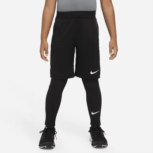 Nike Pro Dri-FIT Big детские (для мальчиков) Tights цвет черный