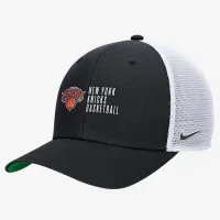 New York Knicks 2024/25 Rise Icon Edition Nike NBA Trucker Cap колір чорний