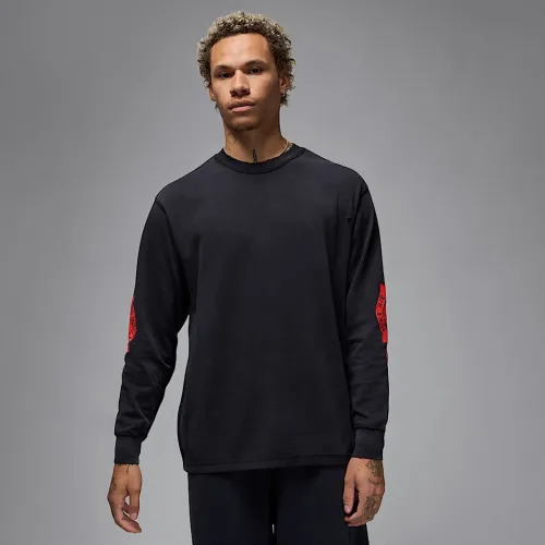 Nike Jordan Rare Air чоловічі Long-Sleeve футболка колір чорний