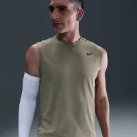Nike Dri-FIT Legend чоловічі Sleeveless Fitness футболка колір зелений