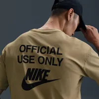 Nike Sportswear Max90 футболка колір коричневий