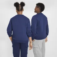 Nike Sportswear Club Fleece Big детские свитшот (Extended Size) синий