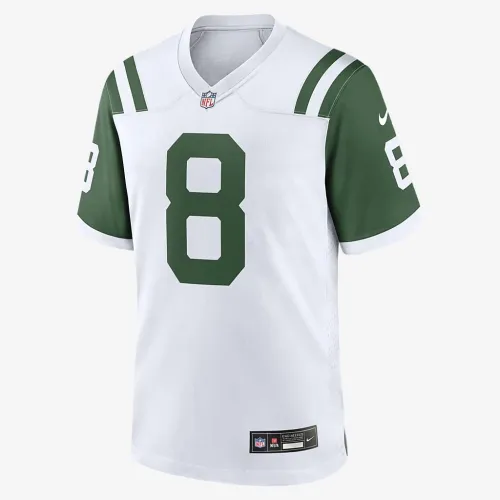 Aaron Rodgers New York Jets мужские Nike NFL Game Football Jersey цвет белый