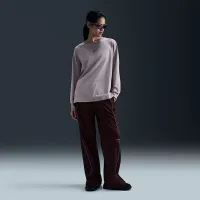Nike Sportswear женская Loose Long-Sleeve футболка цвет серый