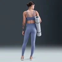 Nike One Seamless Front женская С высокой Талией Full-Length лосины синий