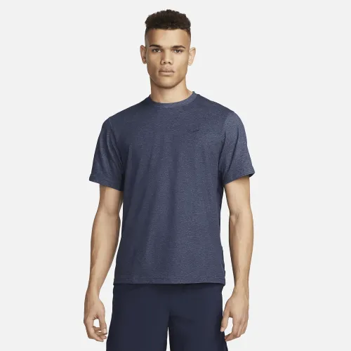 Nike Primary мужские Dri-FIT Short-Sleeve Versatile Top синий