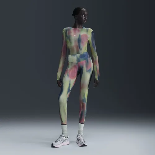Nike женская Artist Collection С высокой Талией 7/8 лосины Pink