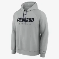 Colorado Buffaloes Nike NCAA мужские баскетбольные Coaches' Pullover Толстовка с капюшоном цвет серый